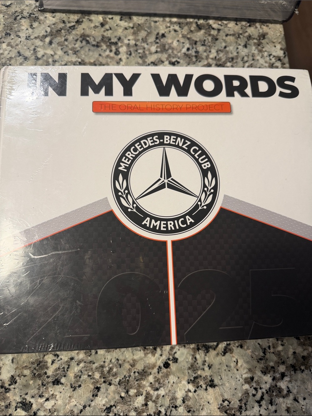 Mercedes-Benz Club America Hardcover Book - Black, White, Orange
